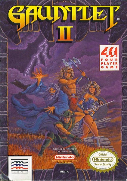 Gauntlet II NES (k&auml;ytetty)