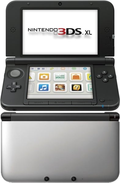Nintendo 3DS XL Hopeamusta (k&auml;ytetty)