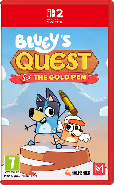 Bluey's Quest for the Gold Pen Switch 2