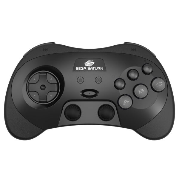 Retro-Bit SEGA Saturn PRO Controller Black