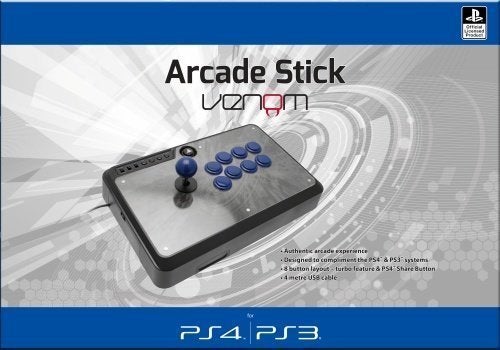 Venom Arcade Stick PS3 PS4 (k&auml;ytetty)