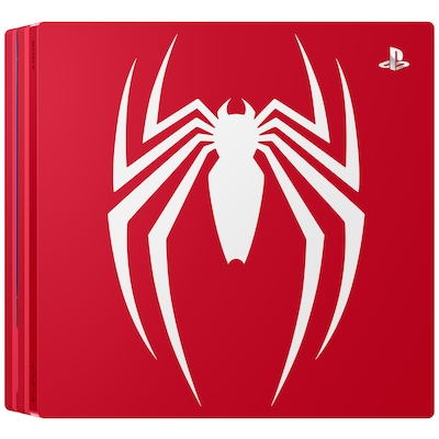 Playstation 4 Pro 1Tb Spider-Man konsoli (k&auml;ytetty)