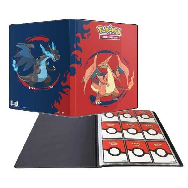 9-Pocket Portfolio Pokemon Mega Charizard X/Y