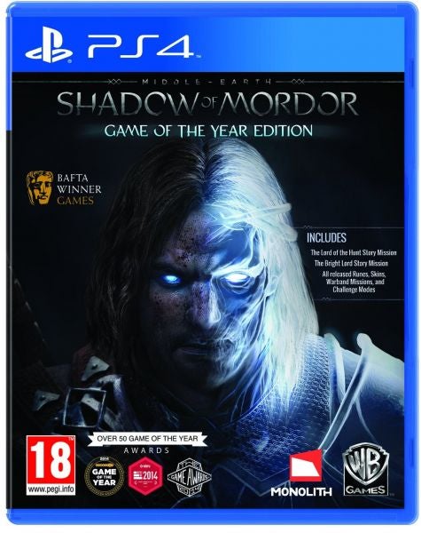 Middle-Earth: Shadow of Mordor GOTY PS4