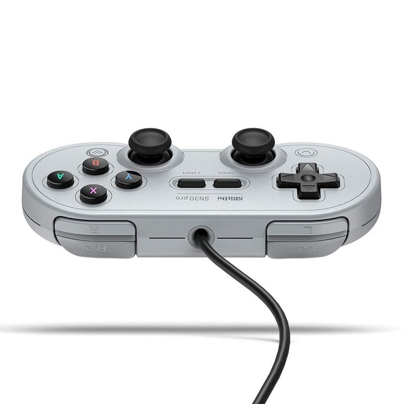 8BitDo SN30 Pro USB -peliohjain Harmaa