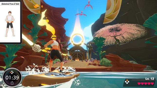 Ring Fit Adventure Switch (k&auml;ytetty)