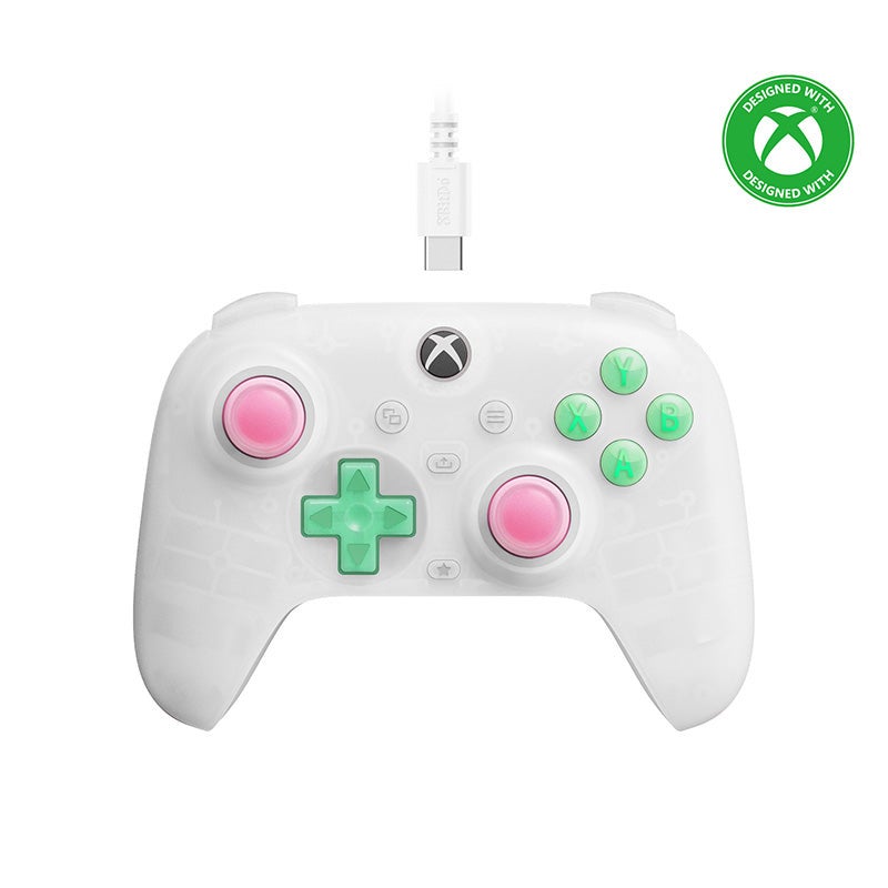 8BitDo Ultimate Mini Wired Xbox Pad Clear White