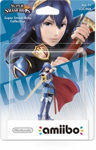Amiibo Super Smash Bros. Lucina myyntipakkaus