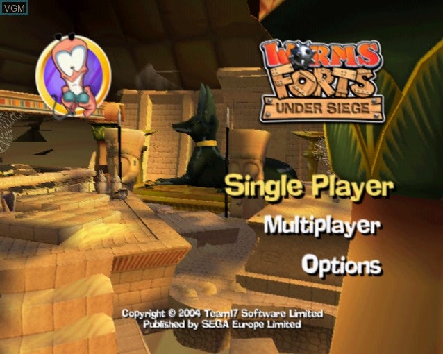 Worms Forts - Under Siege PS2