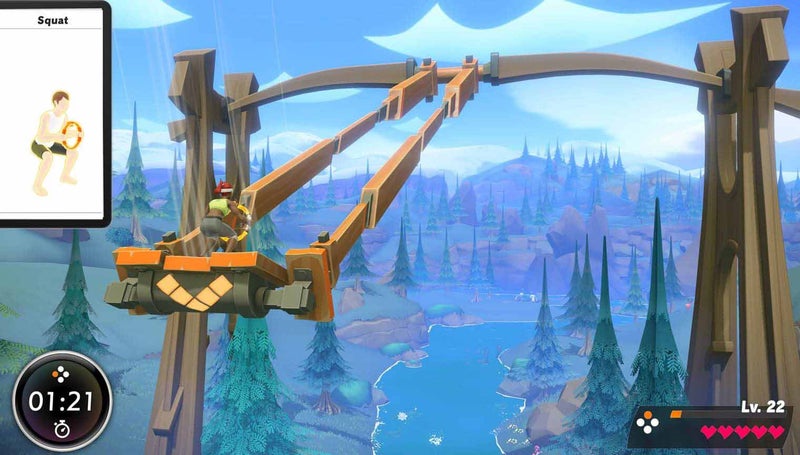 Ring Fit Adventure Switch (k&auml;ytetty)