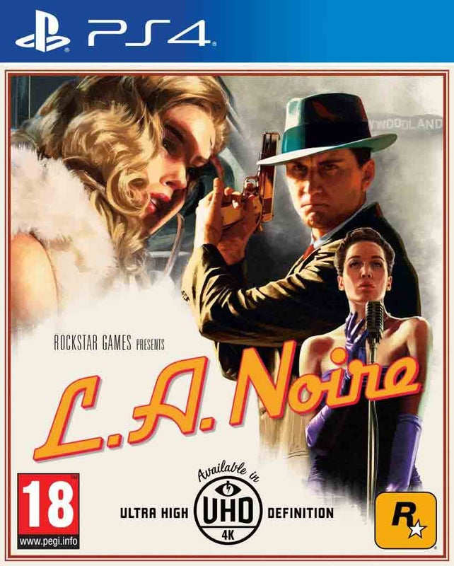L.A. Noire PS4 kansikuva