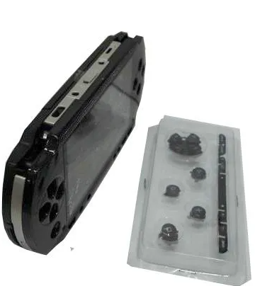 Vaihtokuoret PSP 1000 k&auml;sikonsoliin Musta