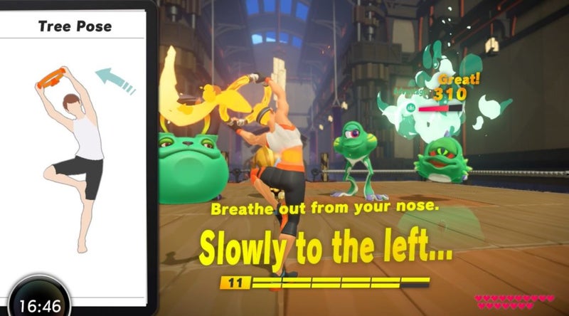 Ring Fit Adventure Switch (k&auml;ytetty)