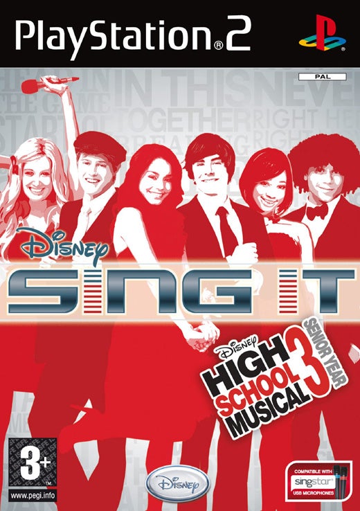 Disney Sing It High School Musical 3 Senior Year PS2