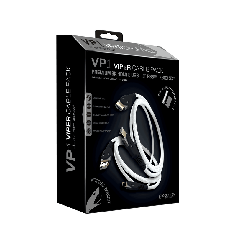 Gioteck Premium HDMI & USB-C Cable Pack