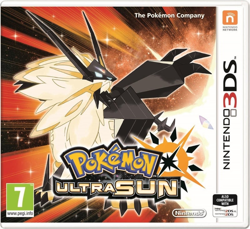 Pokemon Ultra Sun 3DS kansikuva