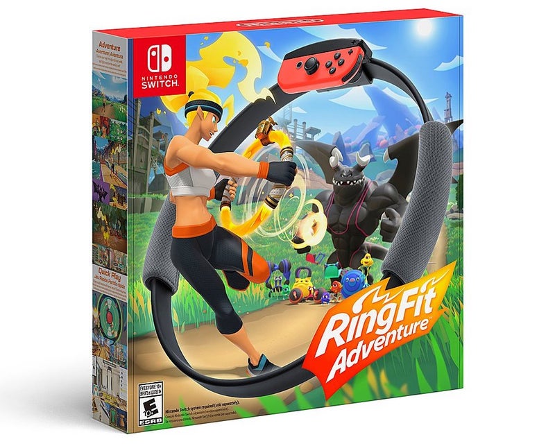 Ring Fit Adventure Switch (k&auml;ytetty)