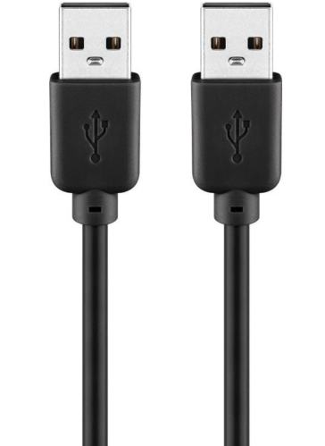 USB-A - USB-A kaapeli 3m, USB 2.0